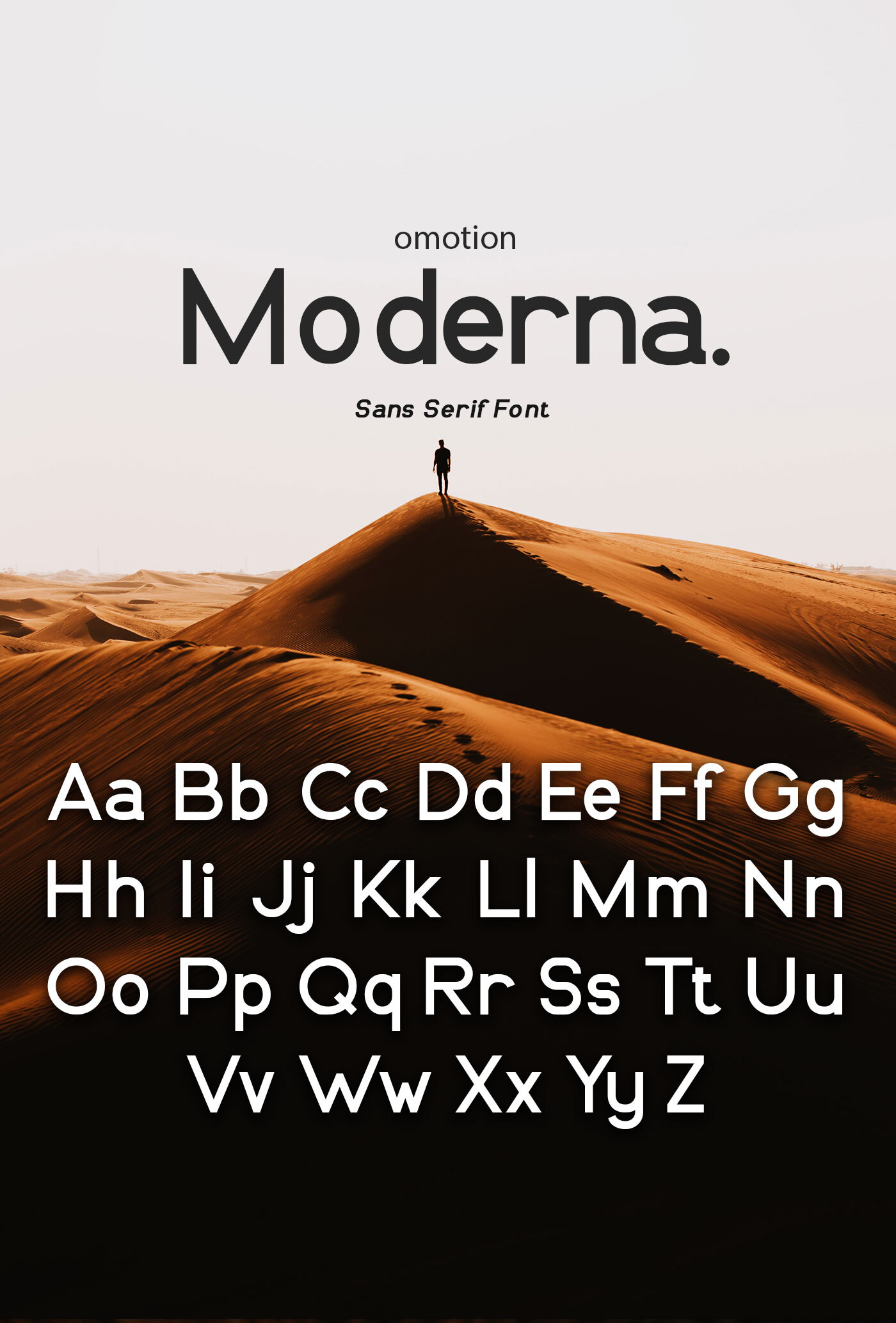 omotion Moderna – Free Font preview