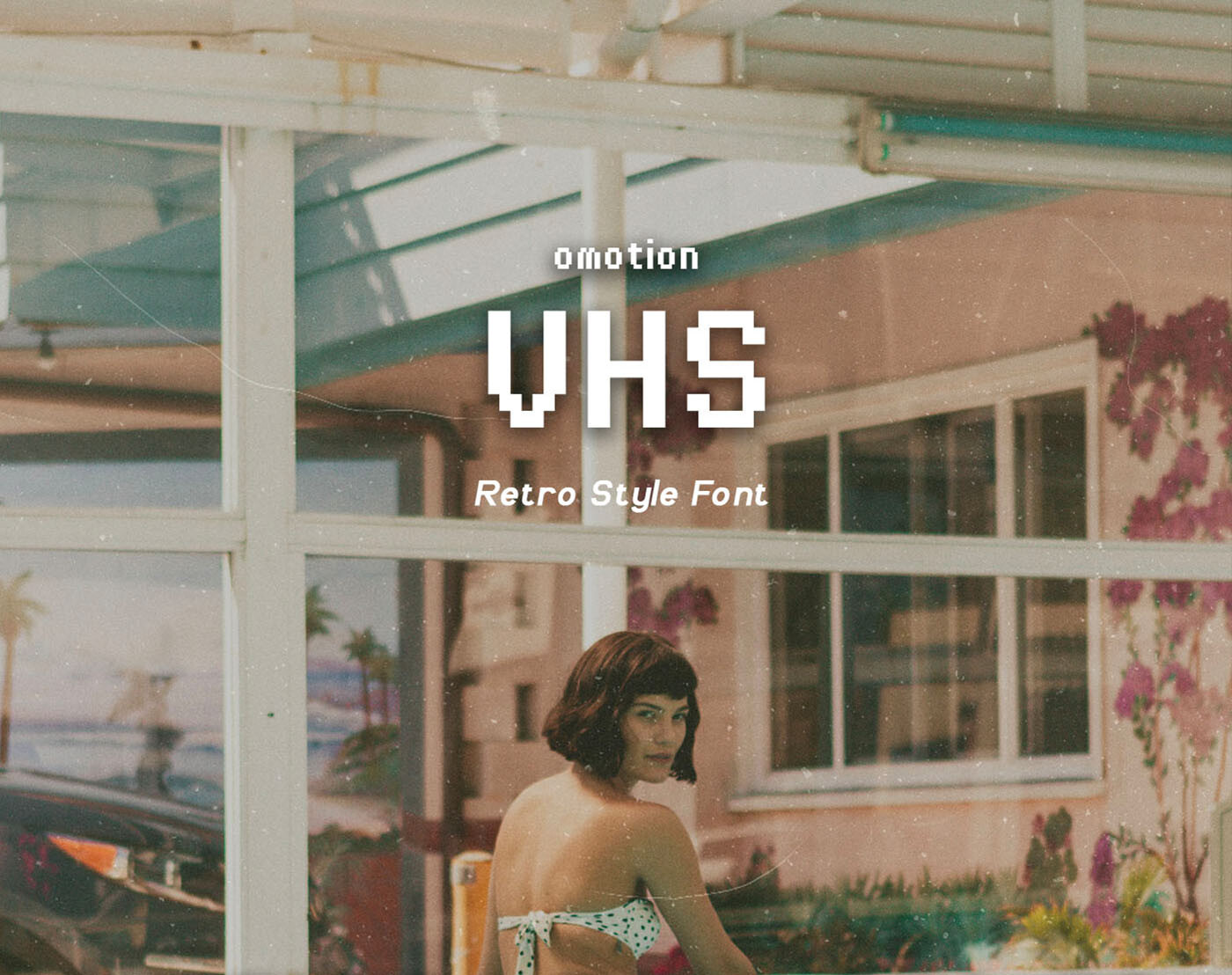 omotion VHS – Free Font preview