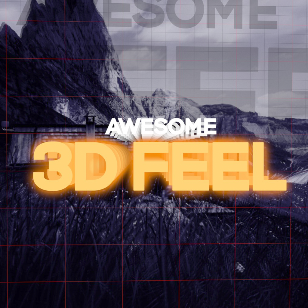 Volumetric Typography icon
